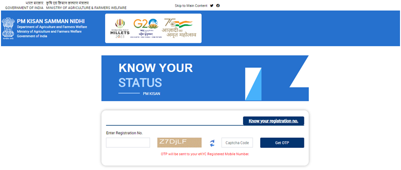 pm kisan gov in Registration